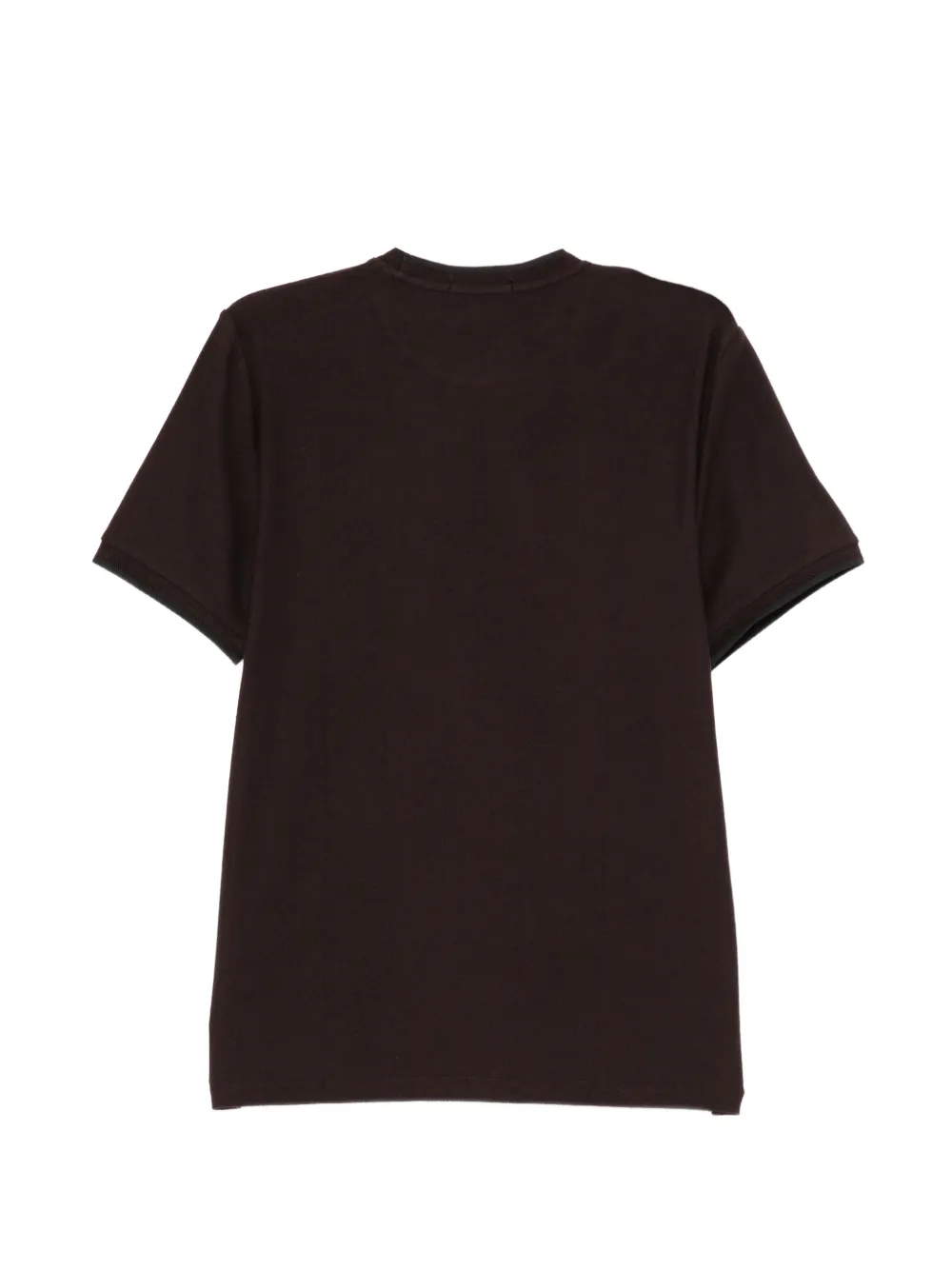 Fred Perry Crêpe T-shirt met afwerking Bruin