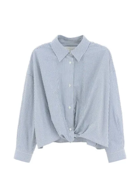 Bellerose camisa a rayas con frente retorcido