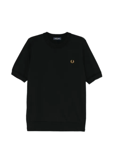 Fred Perry playera tejida con logo bordado