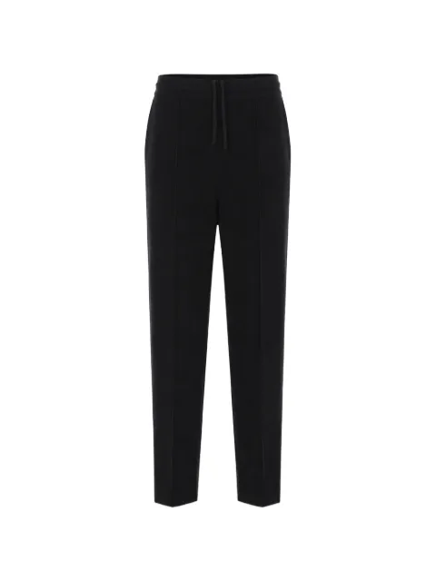 Lanvin elasticated drawstring wool trousers