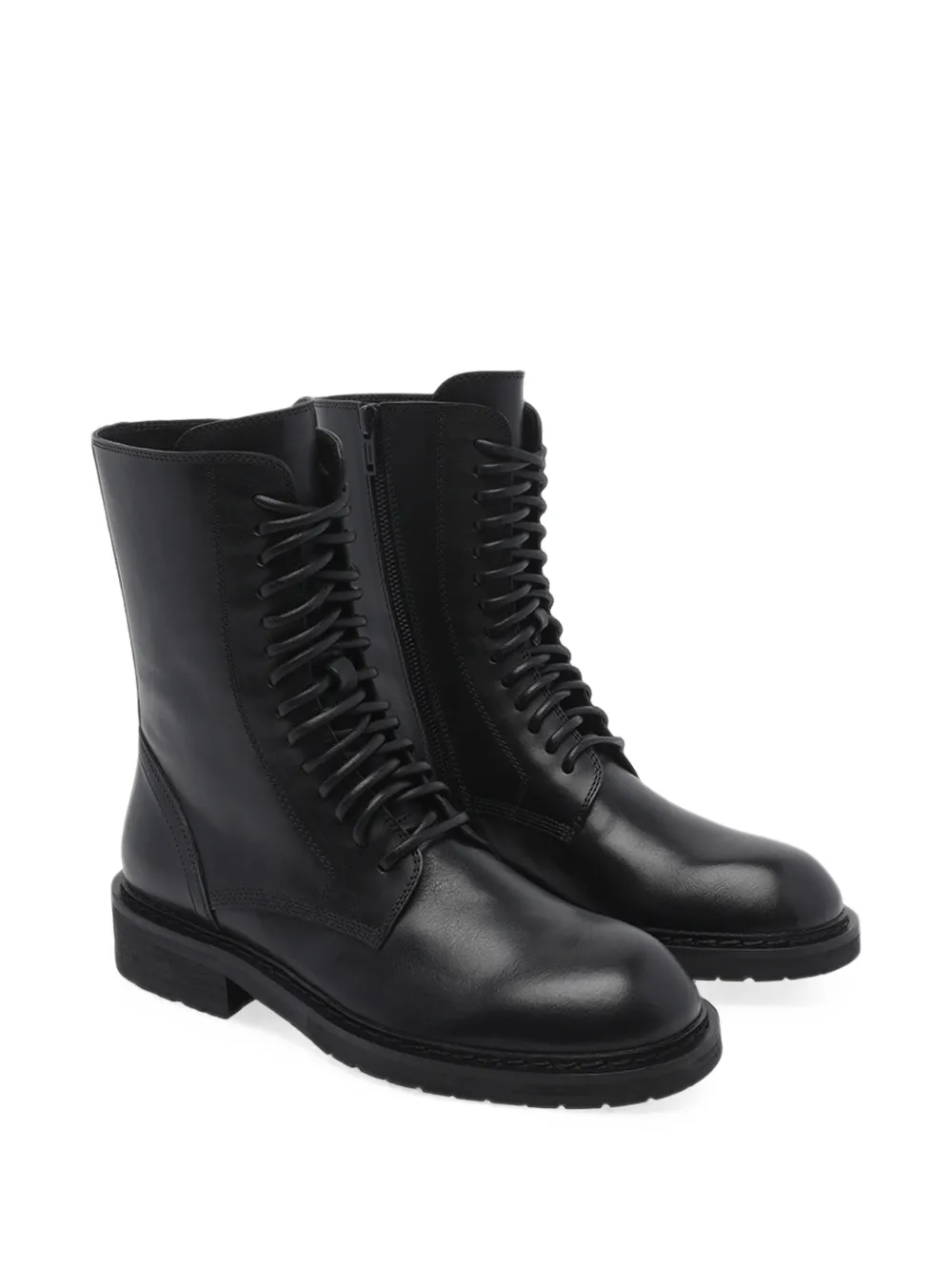 Ann Demeulemeester Danny lace-up ankle boots Zwart