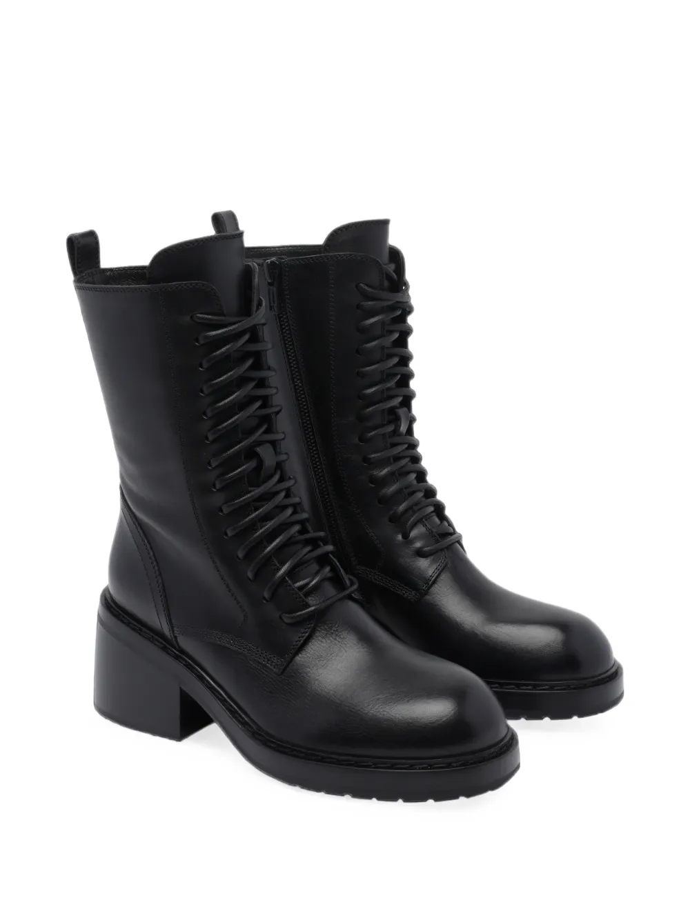 Ann Demeulemeester Heike lace-up ankle boots Zwart
