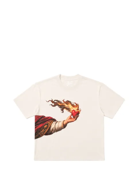 Melt camiseta de algodón con estampado gráfico