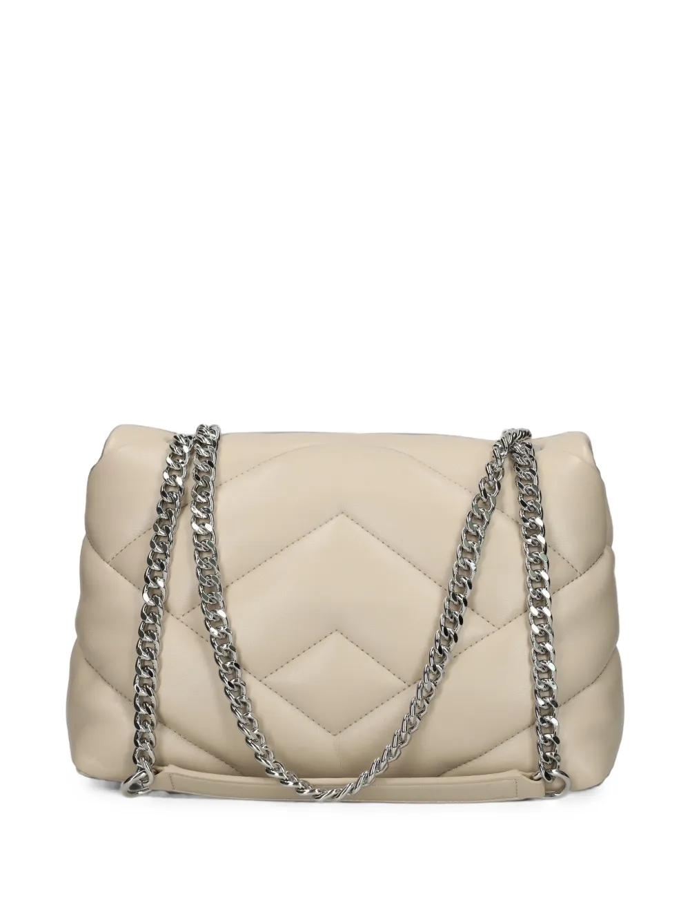 Armani Exchange Gewatteerde schoudertas Beige