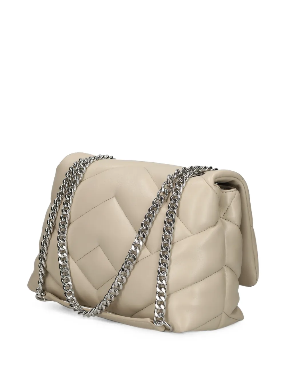 Armani Exchange Gewatteerde schoudertas Beige