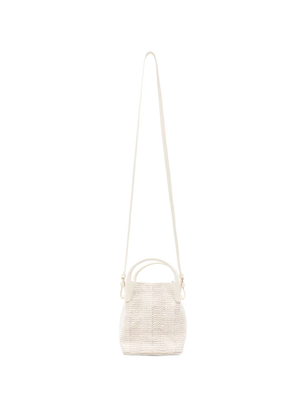 Loro Piana micro Bale woven bucket bag - Toni neutri