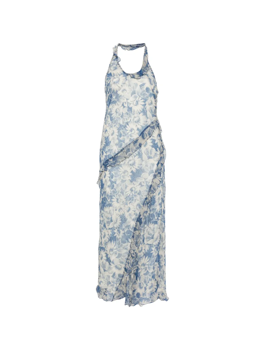 SIR. Lilia halter maxi dress - Blau
