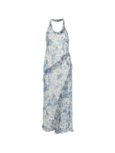 SIR. Lilia halter maxi dress