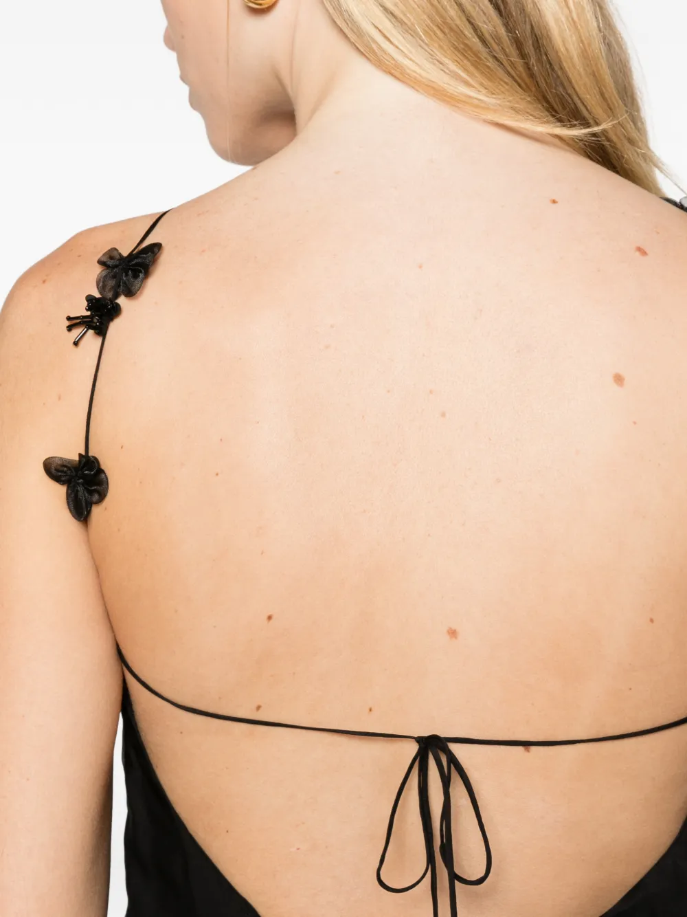 SIR. Lysia halter gown Zwart