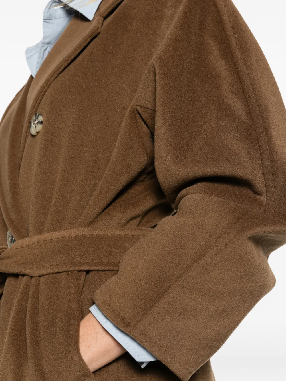 Max Mara 101801 Icon coat Bruin