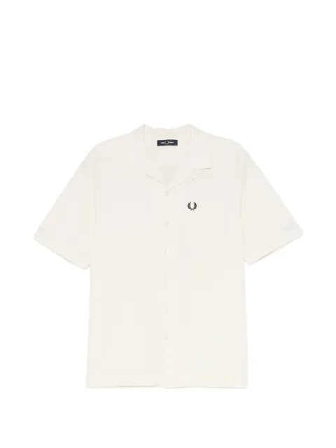 Fred Perry 시어서커 리버 칼라 셔츠