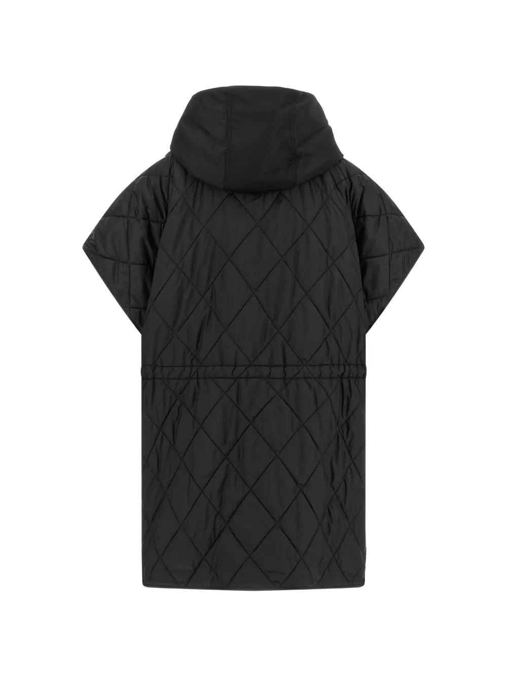 Weekend Max Mara Origano gewatteerde bodywarmer met capuchon Zwart