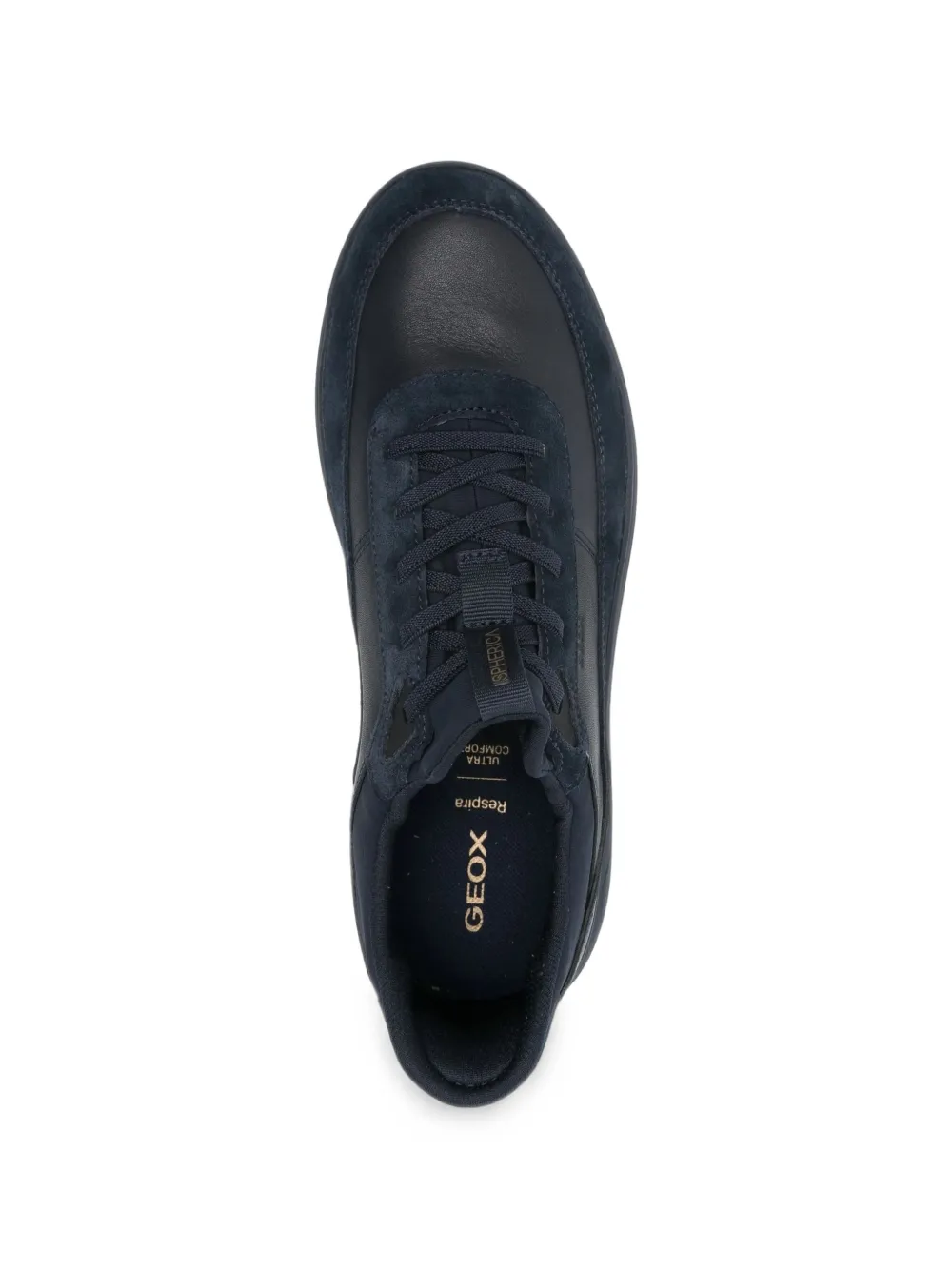 Geox Spherica Plus panelled sneakers Blauw