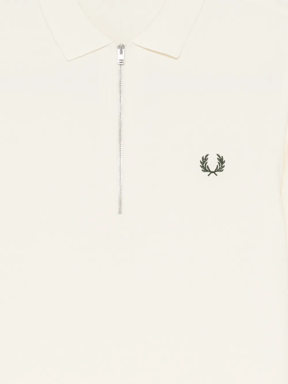 Fred Perry Crêpe piqué poloshirt Beige