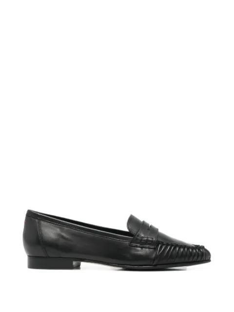 Aeyde pointed-toe leather loafers