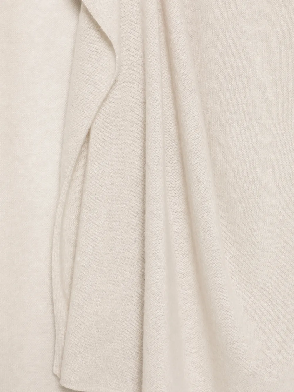 Lisa Yang Knitted Scarf in Neutrals, view 3