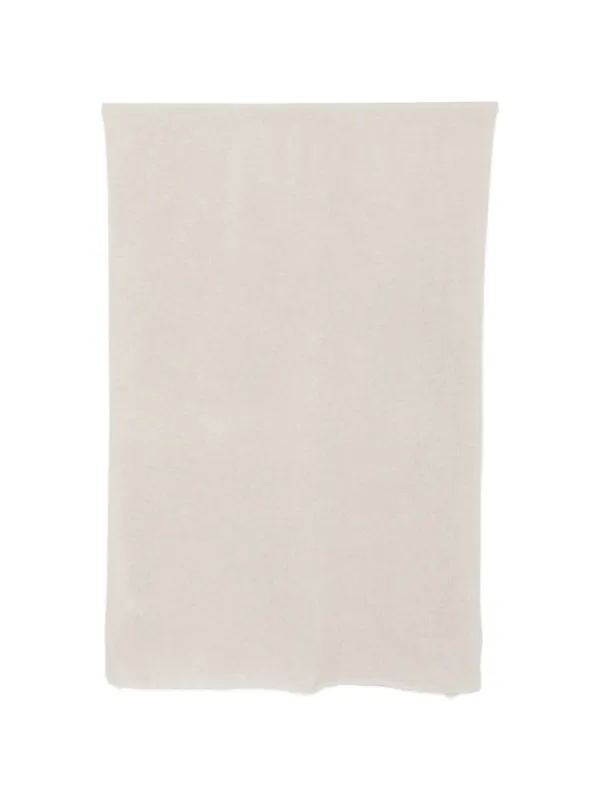Lisa Yang Knitted Scarf in Neutrals
