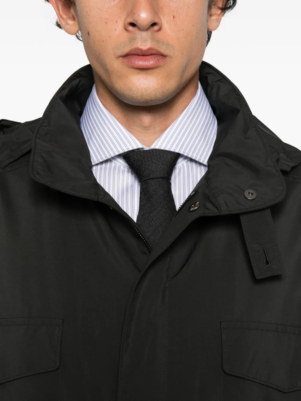 Loro Piana Windmate Traveller jacket Zwart
