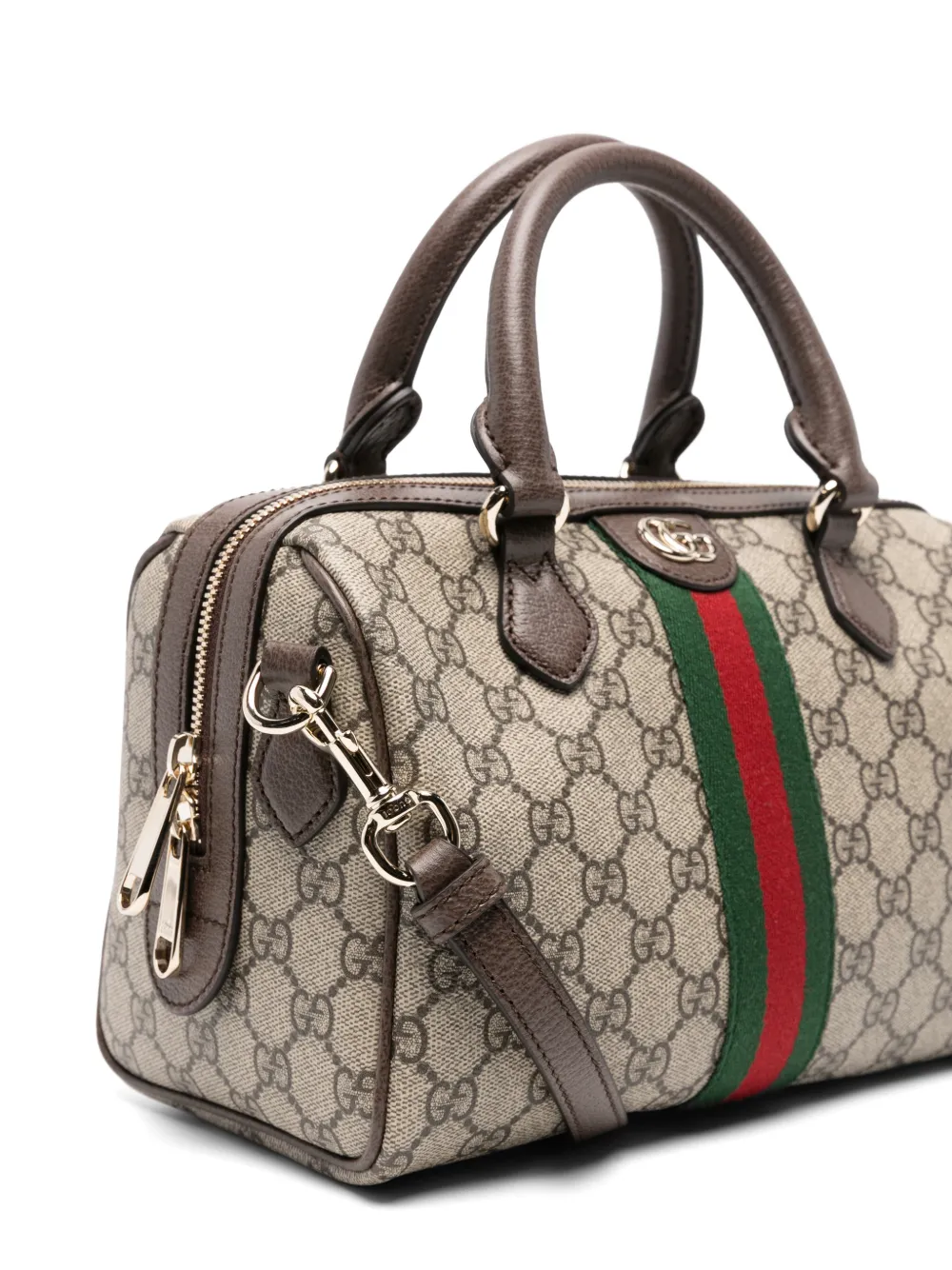 Gucci Ophidia medium Boston bag Beige