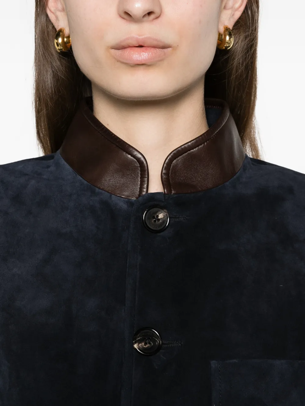 Loro Piana Spagna mini jacket Blauw