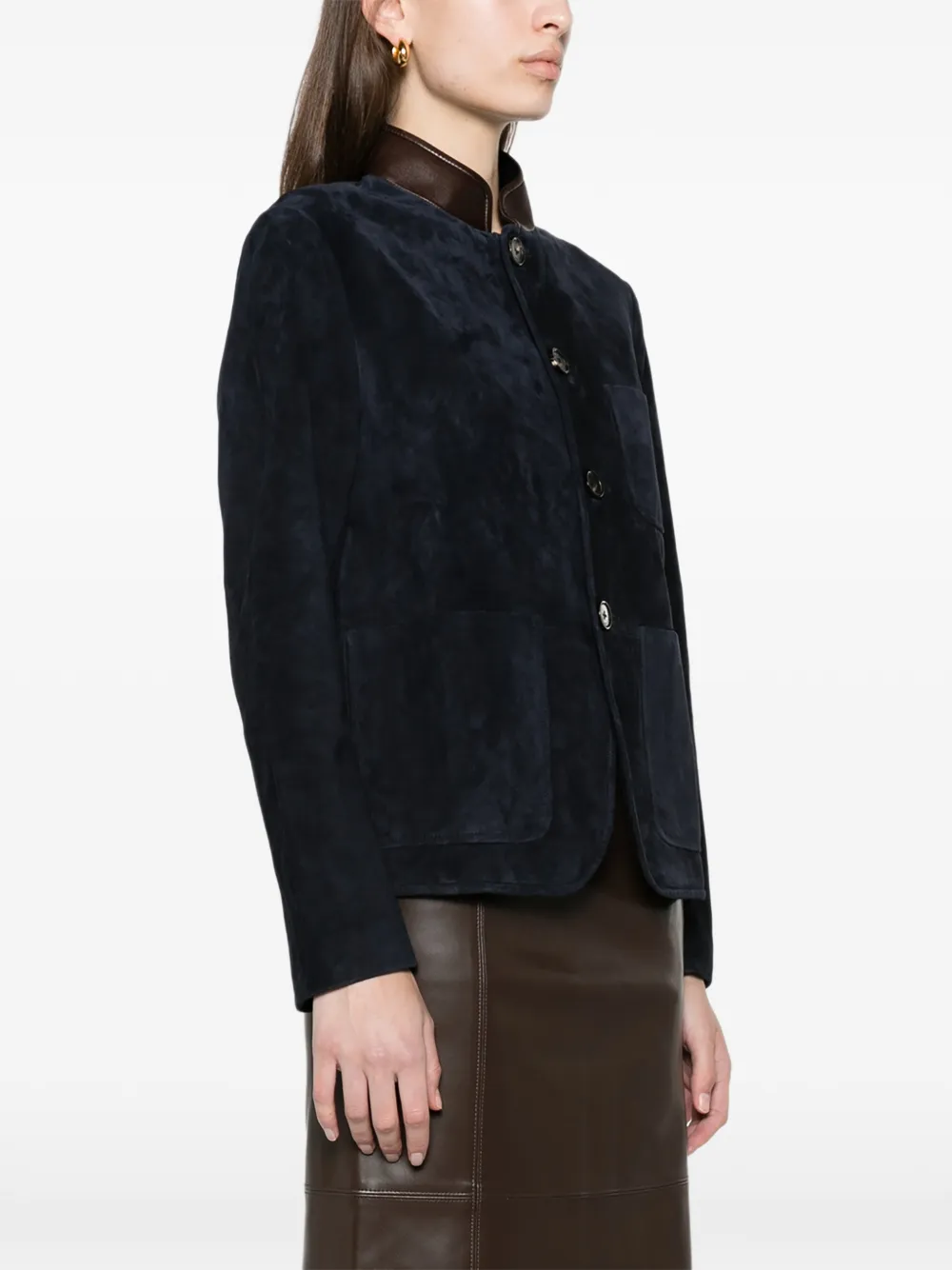 Loro Piana Spagna mini jacket Blauw