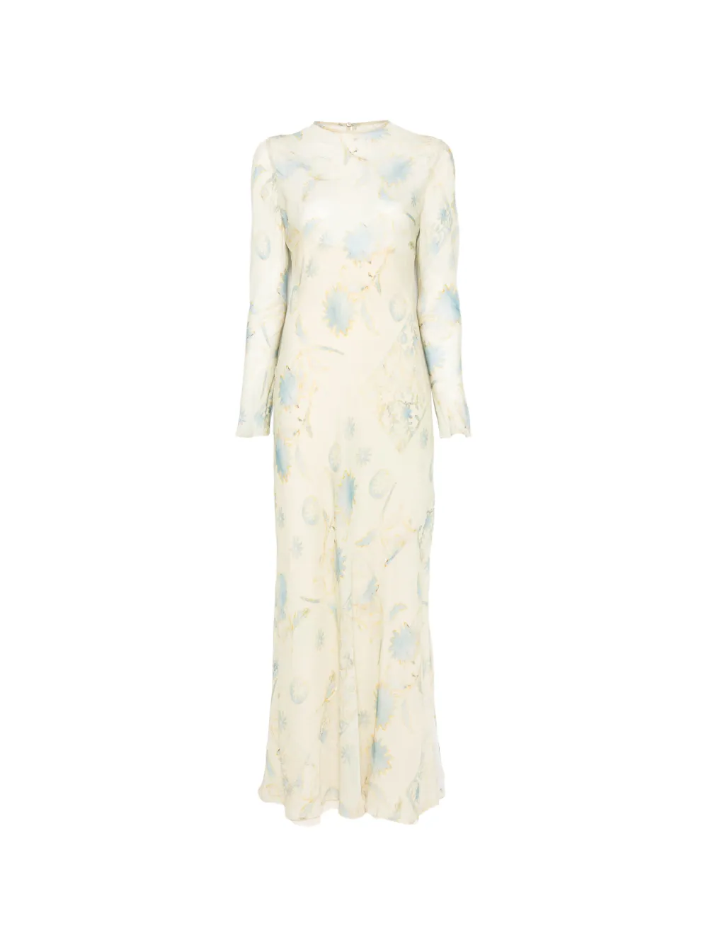 SIR. Cecile long sleeve dress - Nude
