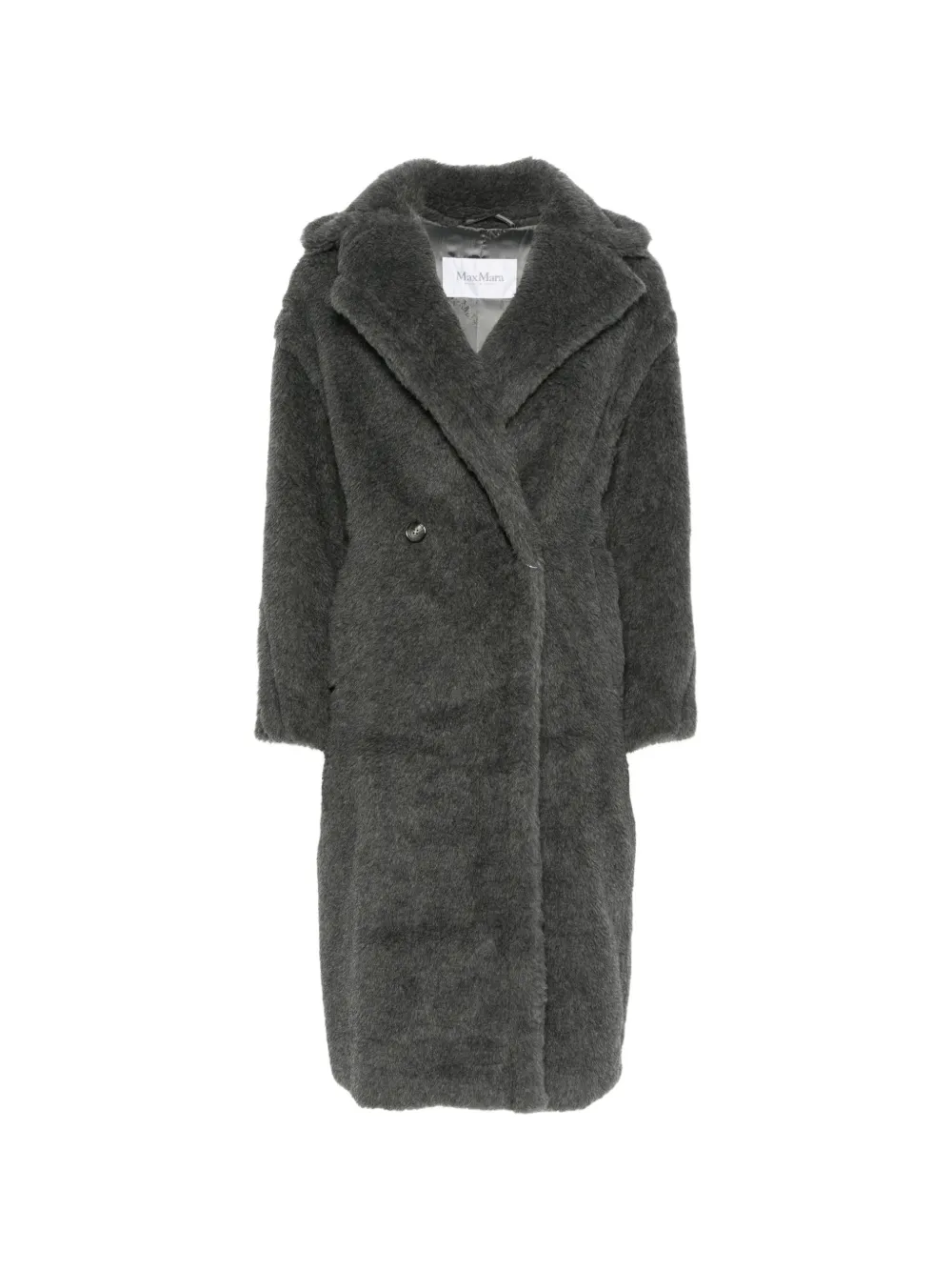 Max Mara Teddy Bear Icon coat in wool and alpaca Grijs