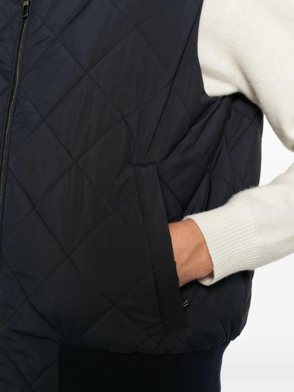 Loro Piana Ampay gilet Blauw