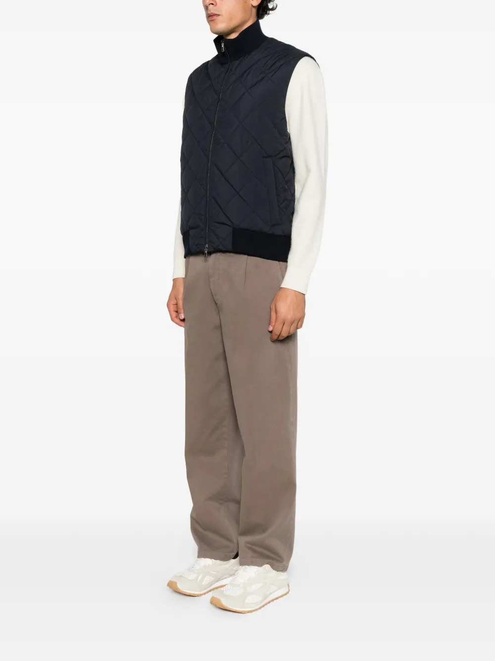 Loro Piana Ampay gilet Blauw