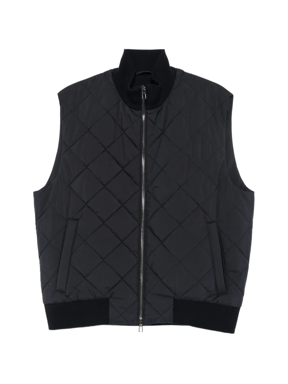 Loro Piana Ampay quilted vest - Blue