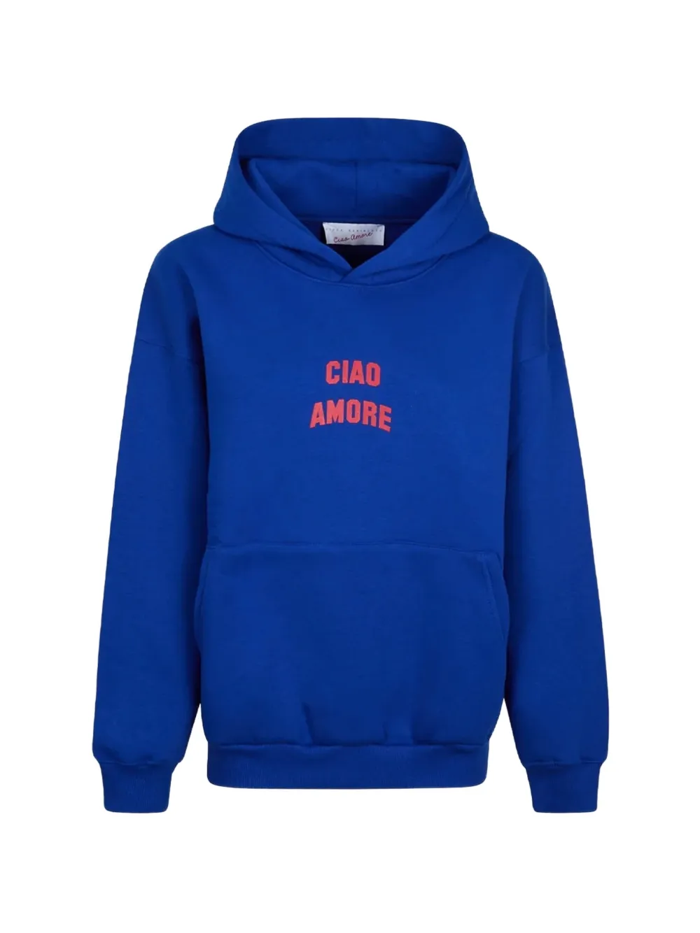 Giada Benincasa Ciao Amore Hoodie mit Logo - Blau