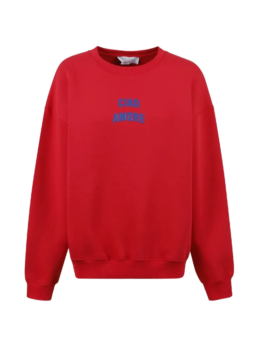 Giada Benincasa Sweatshirt mit "Ciao Amore"-Stickerei - Rot