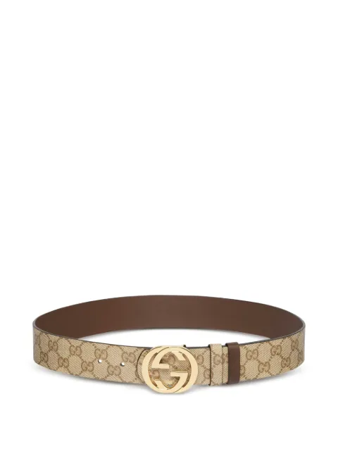 Gucci cinturón reversible con motivo Interlocking G