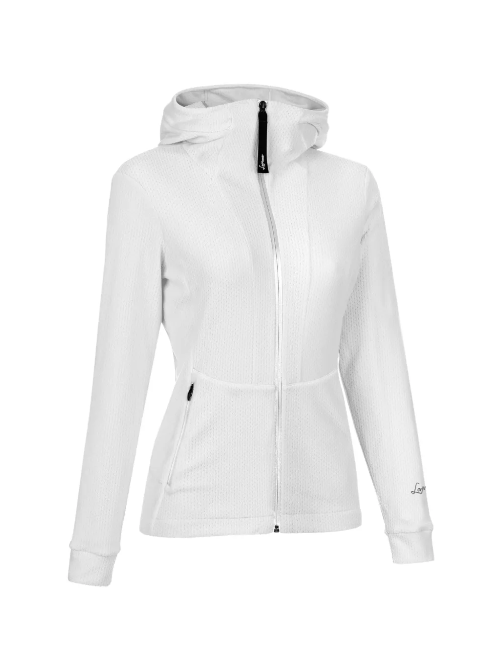 LAMUNT Silvia hoodie met rits Wit