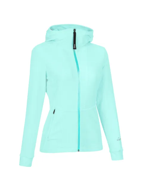 LAMUNT Silvia waffle-knit zip-up jacket