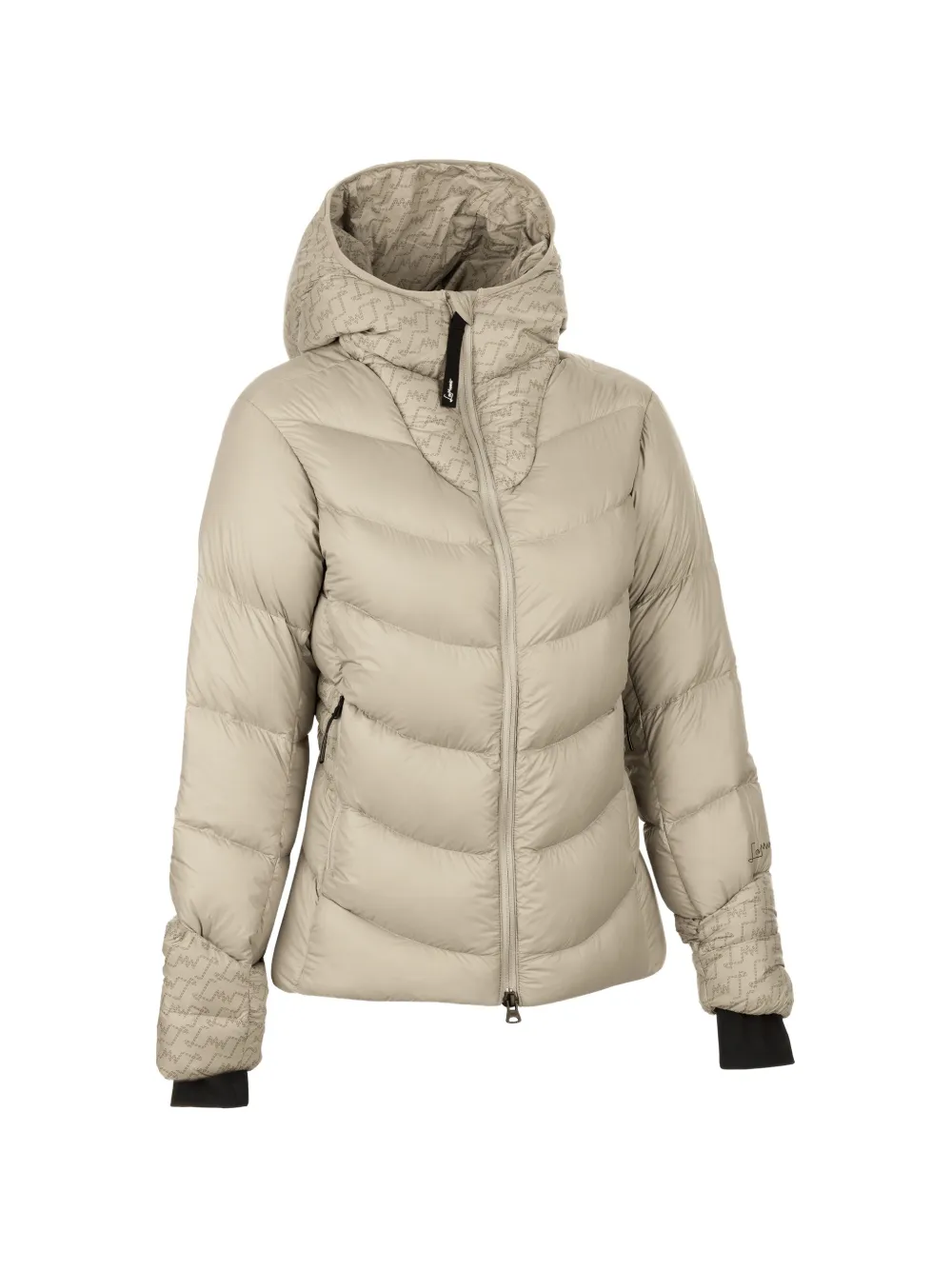 LAMUNT Bianca quilted hooded jacket - Toni neutri