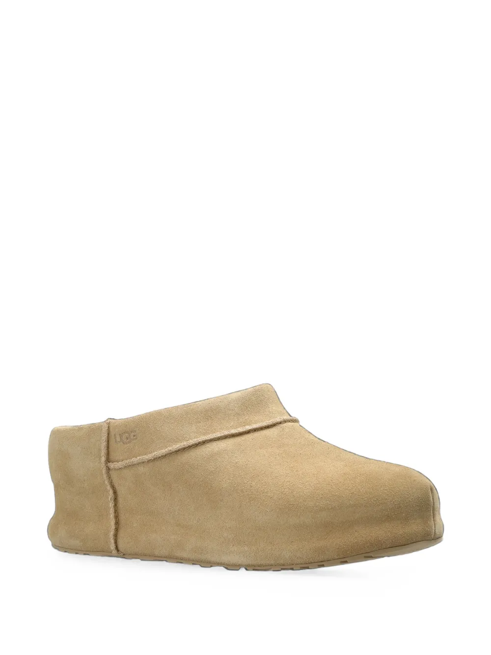 UGG suede slip-on slippers Beige