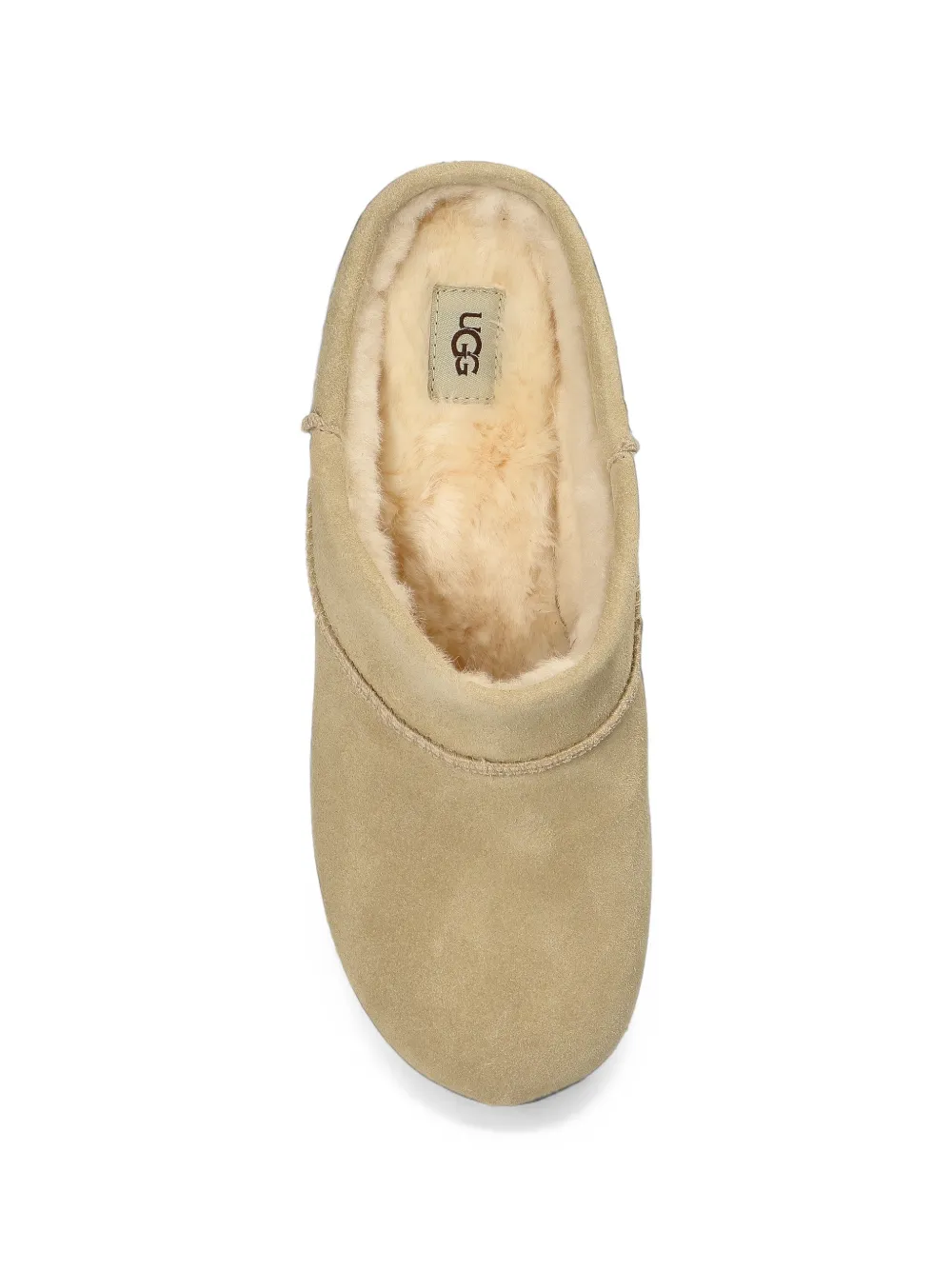 UGG suede slip-on slippers Beige