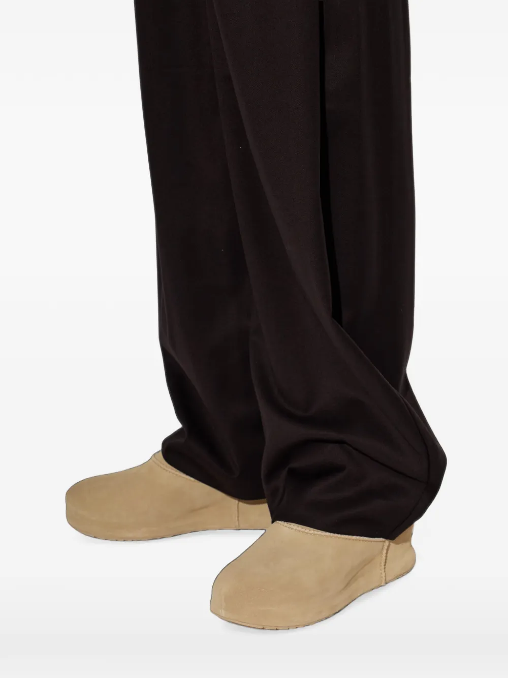 UGG suede slip-on slippers Beige