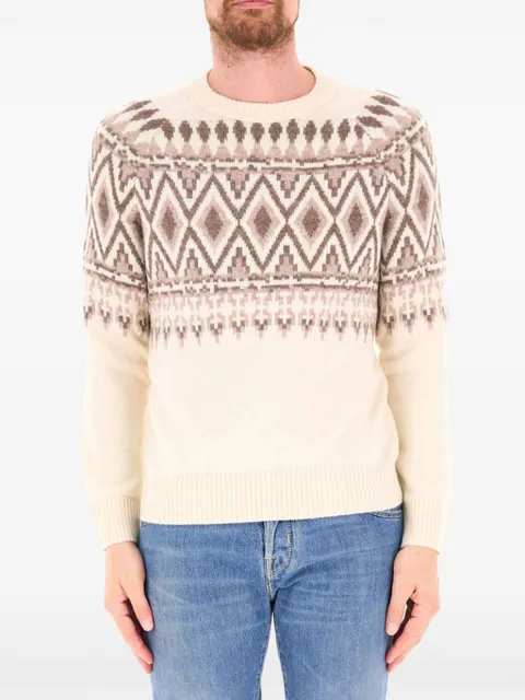 Ballantyne Fair Isle-intarsia wool sweater