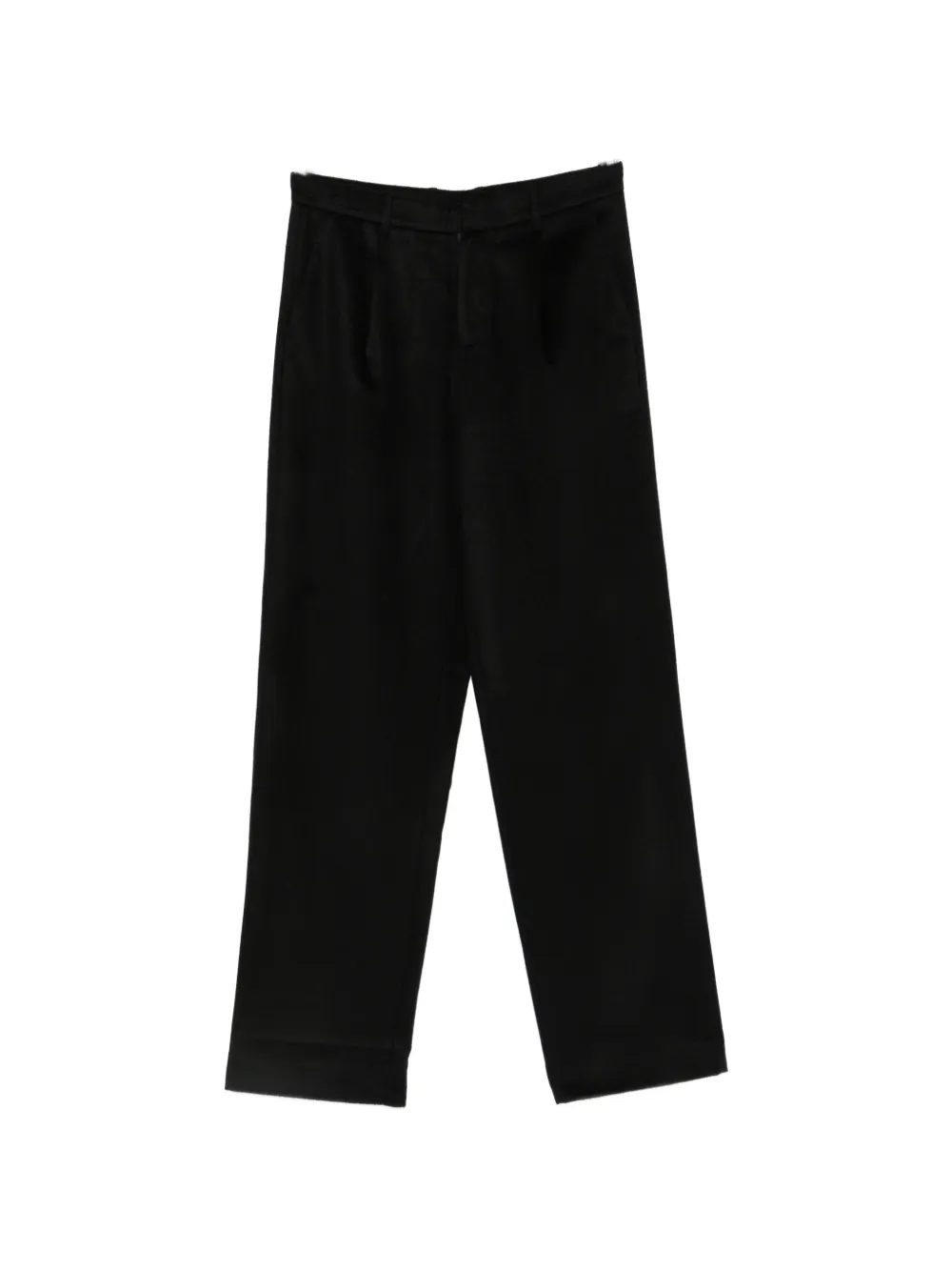 Frenckenberger pleated wide-leg suit pants - Nero