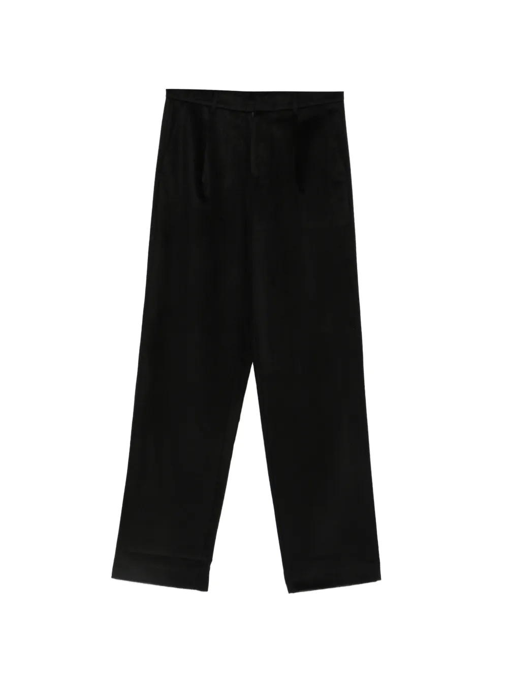 Frenckenberger pleated wide-leg suit pants - Nero