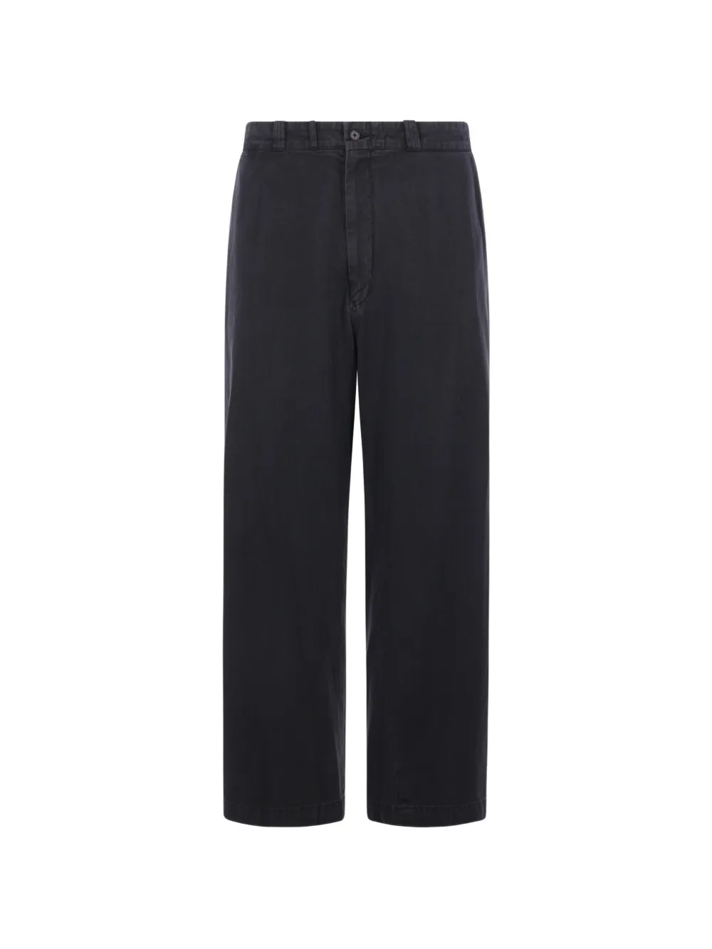 A.presse Cotton-gabardine Chino Trousers In Black