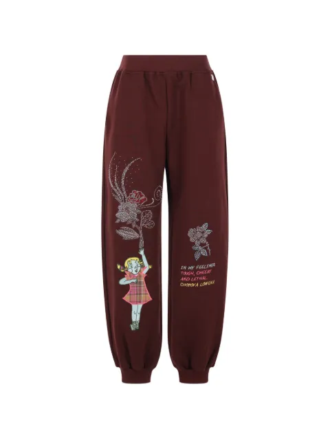 Chopova Lowena embellished graphic-print track pants