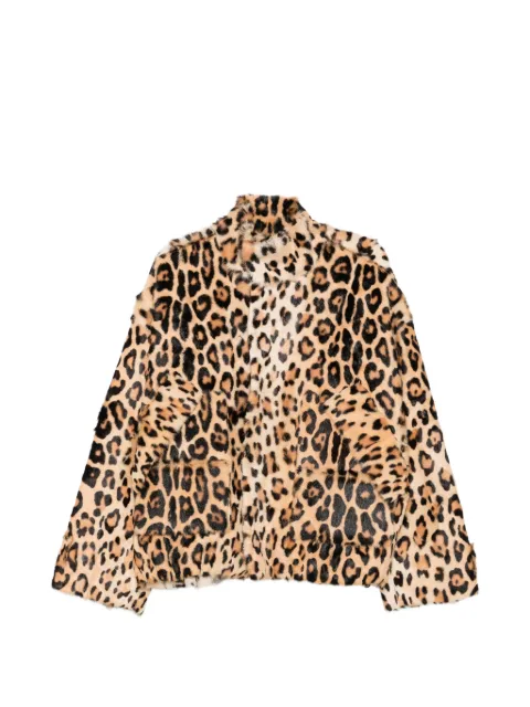 Liska leopard-print Minka coat