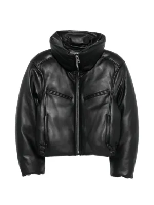Alexander Wang logo-tape Cropped Track Jacket | Black | FARFETCH