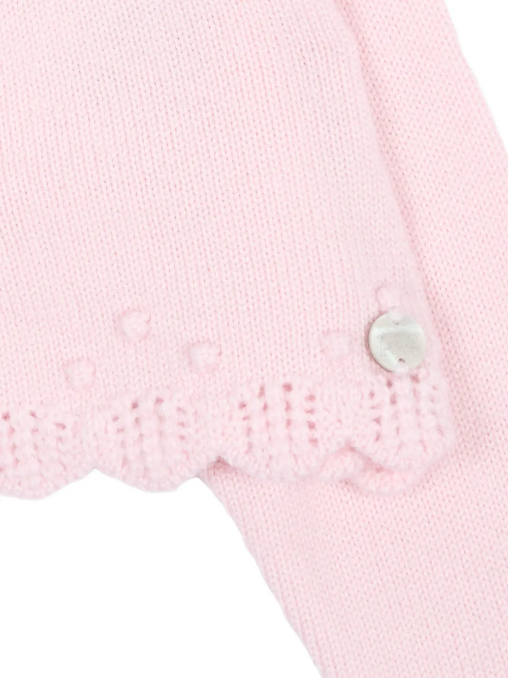 Paz Rodriguez Alaia cropped vest met gewelfde rand Roze
