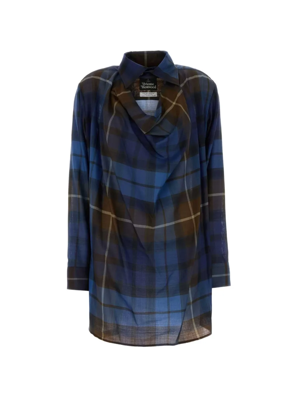 Vivienne Westwood Square checked twill blouse