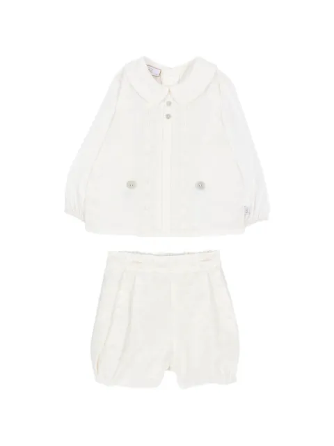Paz Rodriguez Paz lace-trim shorts set
