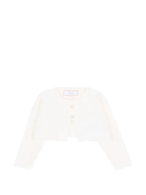 Paz Rodriguez Paz fine-knit button-up cropped cardigan